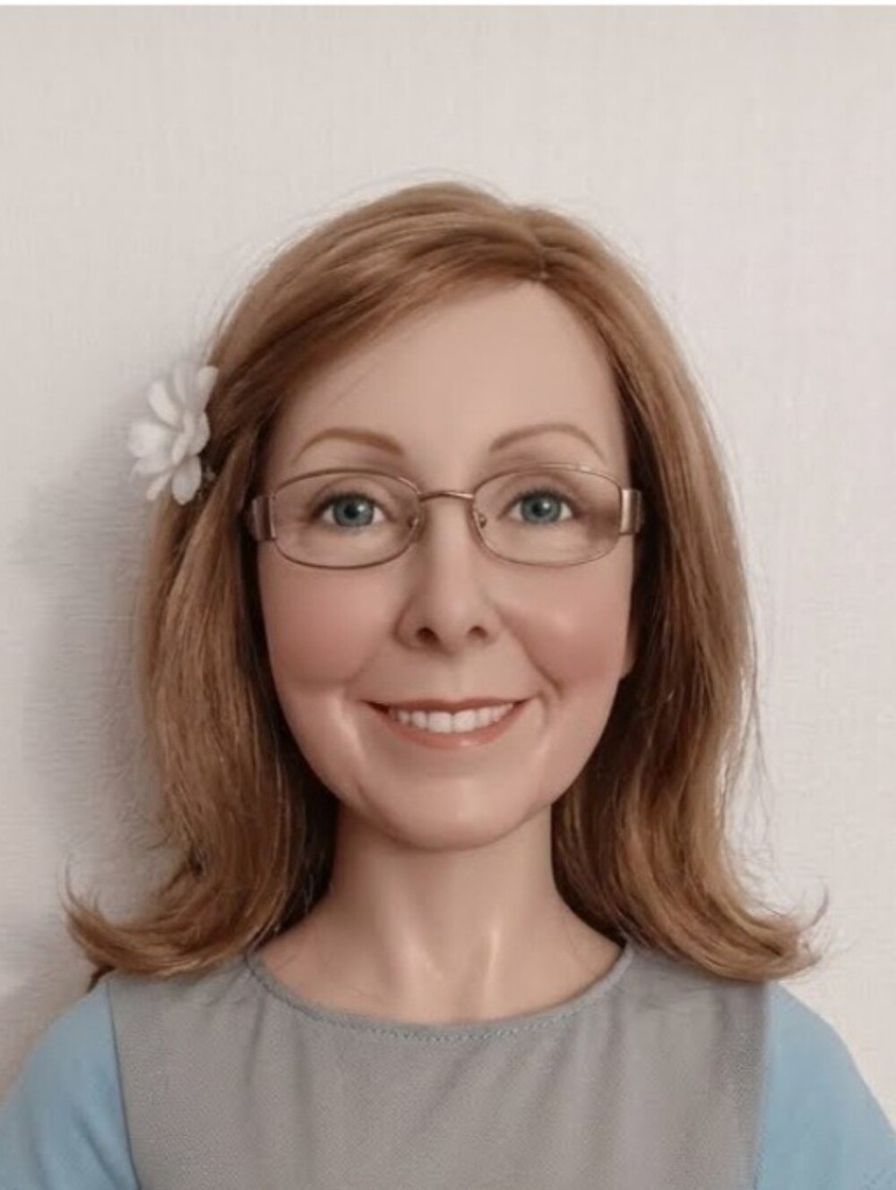 Dana Buchman Brown Bronze Rectangular Metal Eyeglass Frames 46-17-130